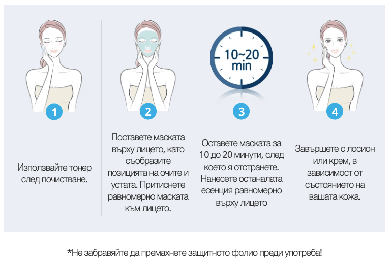 Как да нанесете Atomy Daily Expert Mask