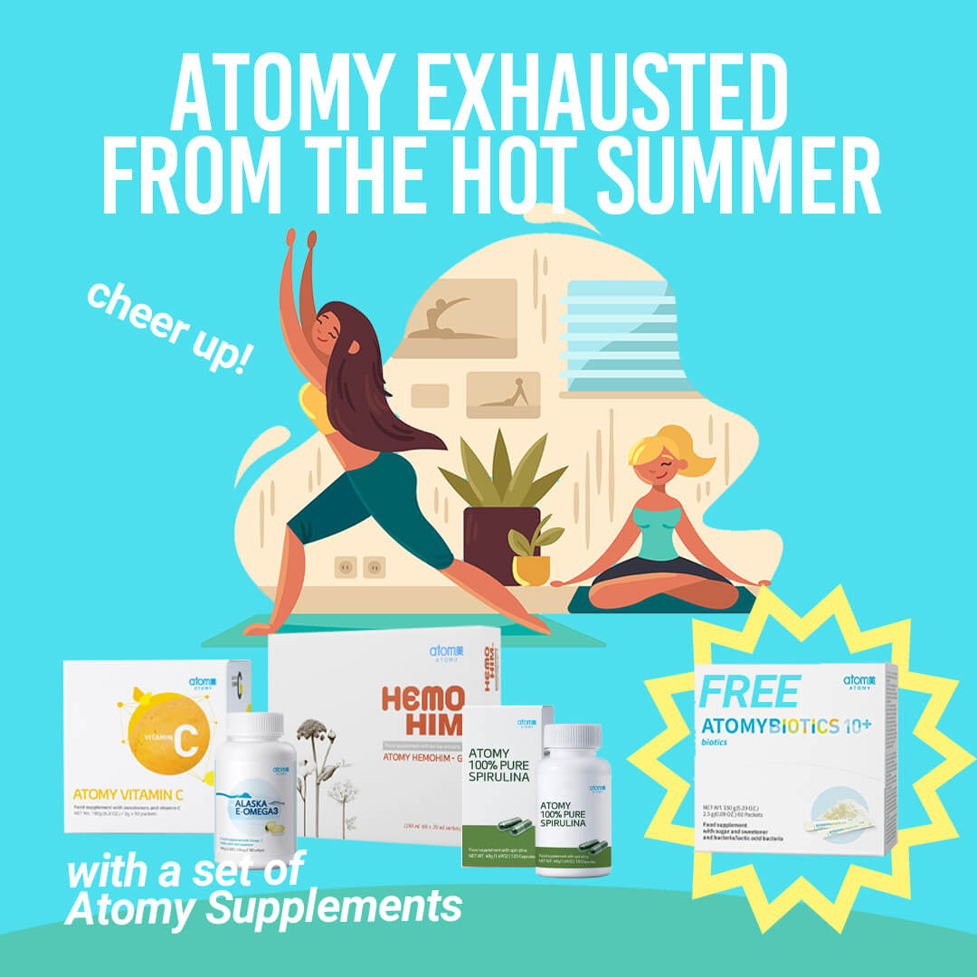 Atomy Изтощени от горещото лято - Atomy